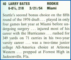 Photo of Larry Bates, scanned from Birth of a Franchise
