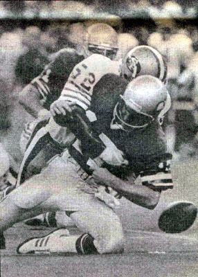 Photo from Norm Evans' Seahawks Report, 1982