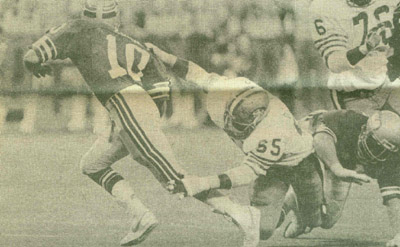 Photo from Norm Evans' Seahawks Report, 1982