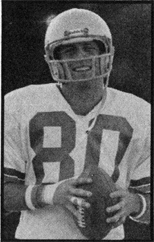 Steve Largent picture scanned from Inside the Seahawks Magazine