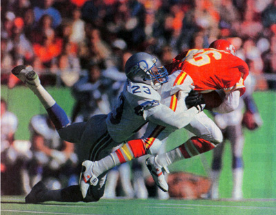 Patrick Hunter: Scanned from Inside the Seahawks magazine, November 21, 1986