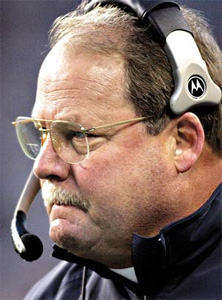 Mike Holmgren after a loss in 2002