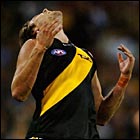 Matthew Richardson, Round 1 2003. Photo from www.richmondfc.com.au